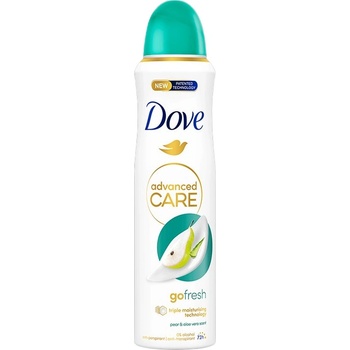 Dove Advanced Care Спрей дезодорант Pear & Aloe Vera, 150 ml