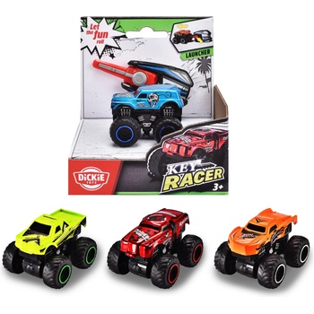 Dickie Toys Метална състезателна кола Dickie - Key Racer, 6.5 cm, асортимент (203761001)