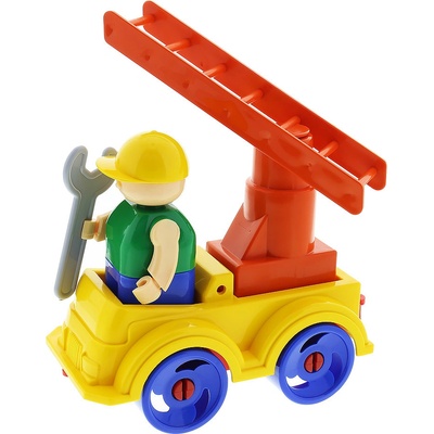 BAUER Stavebnica Construction set Auto s rebríkom