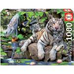 Educa Пъзел Educa - Бенгалски бели тигри, 1000 части (EDU14808)