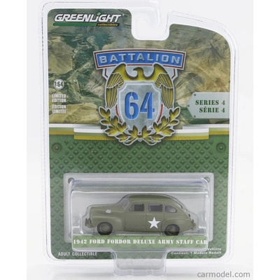 Greenlight Ford usa Deluxe Army Staff Car 1942 Vojenská Zelená 1:64