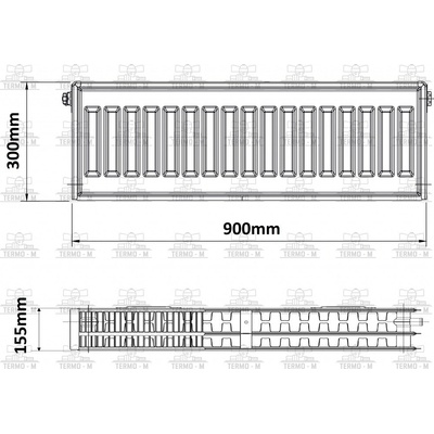 Korado 33K 300 mm x 900 mm