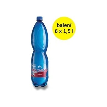 Magnesia minerální voda perlivá 6 x 1500 ml