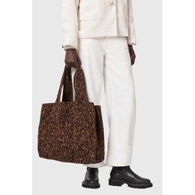 AllSaints чанта tote дамска от кожа IZZY (W253XE)