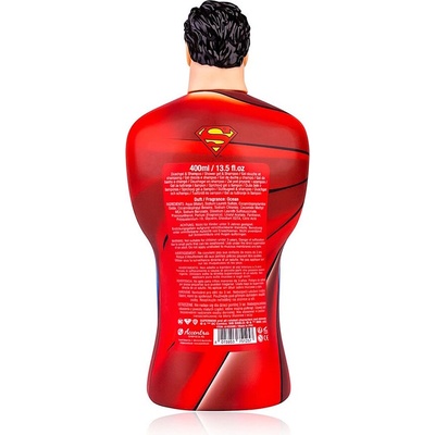 ACCENTRA Superman 2v1 šampón a sprchový gél mora 400 ml
