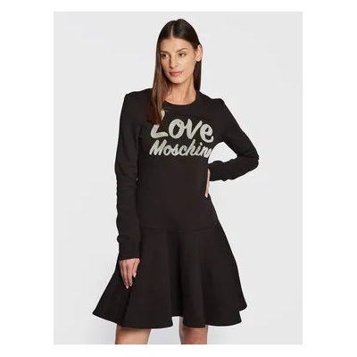 Moschino Плетена рокля W5D0601M 4432 Черен Regular Fit (W5D0601M 4432)