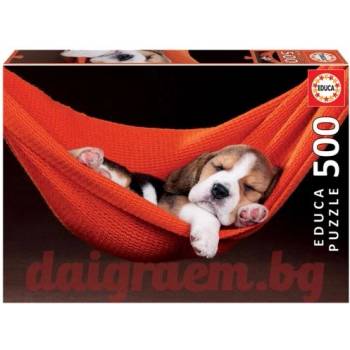 Image 1 of Educa Пъзел educa 18477 - 500 части - Сън в хамак (edu18477)