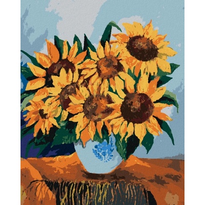 Zuty Malování podle čísel SLUNEČNICE NA UBRUSU