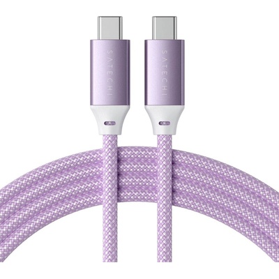 Satechi ST-TCC2MV USB-C to USB-C Cable 100W, 2m, fialový