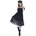 JAWBREAKER дамска рокля JAWBREAKER - Tartot Dropped - Black - DRA 10148