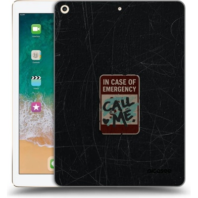 Picasee silikónový prehľadný obal pre Apple iPad 9.7" 2017 5. gen EMERGENCY