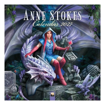 Flame Tree Publishing Anne Stokes Wall Calendar 2027 (Art Calendar) | WALL
