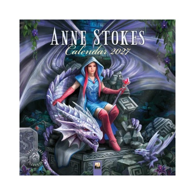 Flame Tree Publishing Anne Stokes Wall Calendar 2027 (Art Calendar) | WALL