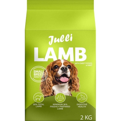 Julli Dog Grain Free Adult Small rich in fresh Lamb & Potato 2 kg