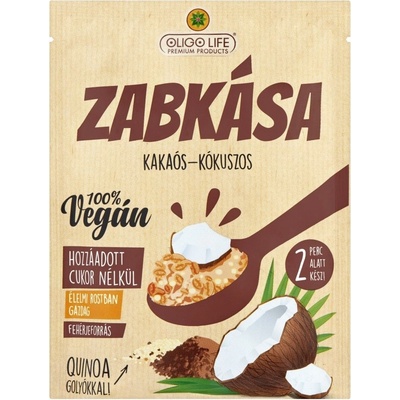 Oligo Life Ovsená kaša kokosovo čokoládová bez cukru so sladidlom 65 g