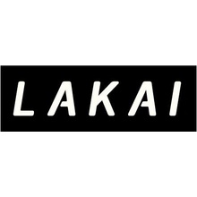 LAKAI CORPO MED STICKER Black Green White 14.5 x 5 cm