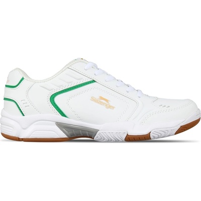 Slazenger Дамски маратонки Slazenger Tennis Shoe Ladies - White/Green/Gum