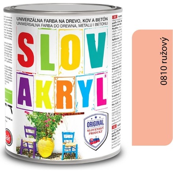 Slovlak Slovakryl 0,75 kg ružový