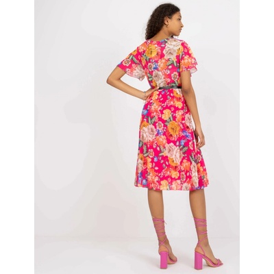 Italy Moda Dress-DHJ-SK-13162.92 dark pink