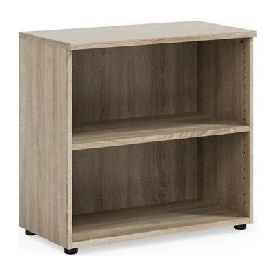 Economy Policová skriňa BASIC, so zámkom, 80x40x76,5cm, dub Somona
