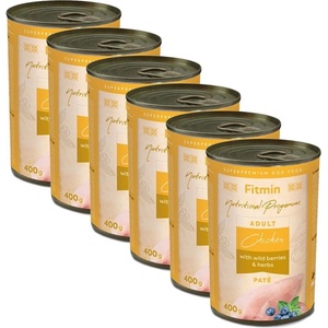 Fitmin Adult Chicken with wild berries & herbs 6 x 400 г