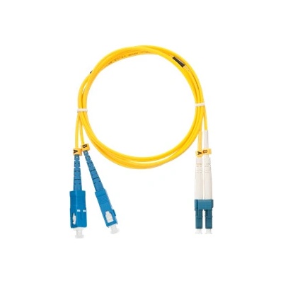 Nikomax NMF-PC2S2C2-SCU-LCU-003 SC – LC SM 9/125 OS2 duplex 3m žlutý
