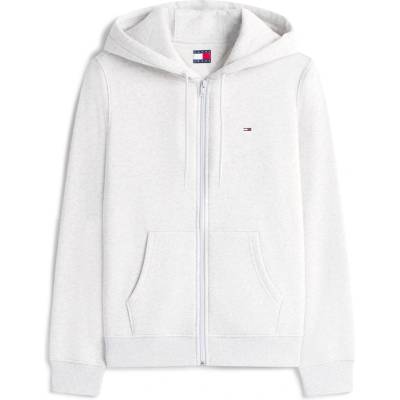 Tommy Hilfiger Суичър Tommy Jeans Women's Flag Zip Hoodie - Ice Grey Heathr