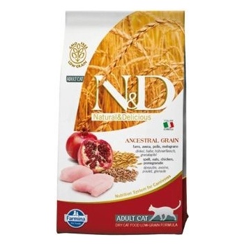 N&D Low Grain CAT Adult Chicken & Pomegranate 5 kg