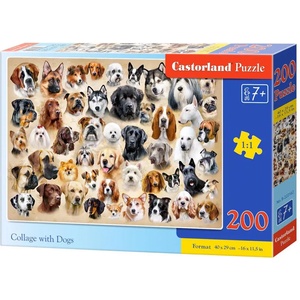 Castorland - Puzzle Collage with Dogs 200 pieces - 200 piese