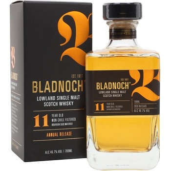Bladnoch 11y Bourbon Cask 46,7% 0,7 l (kazeta)