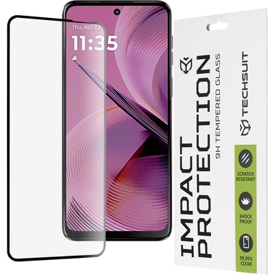 Techsuit Протектор за Motorola Moto G55 - 111D Full Cover / Full Glue Glass - черен
