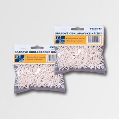 Plastové kríže 2mm 200ks