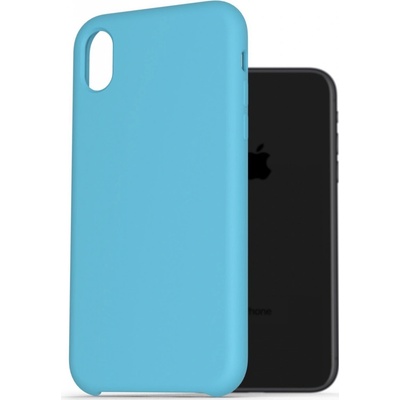 Pouzdro AlzaGuard Premium Liquid Silicone Case iPhone Xr modré
