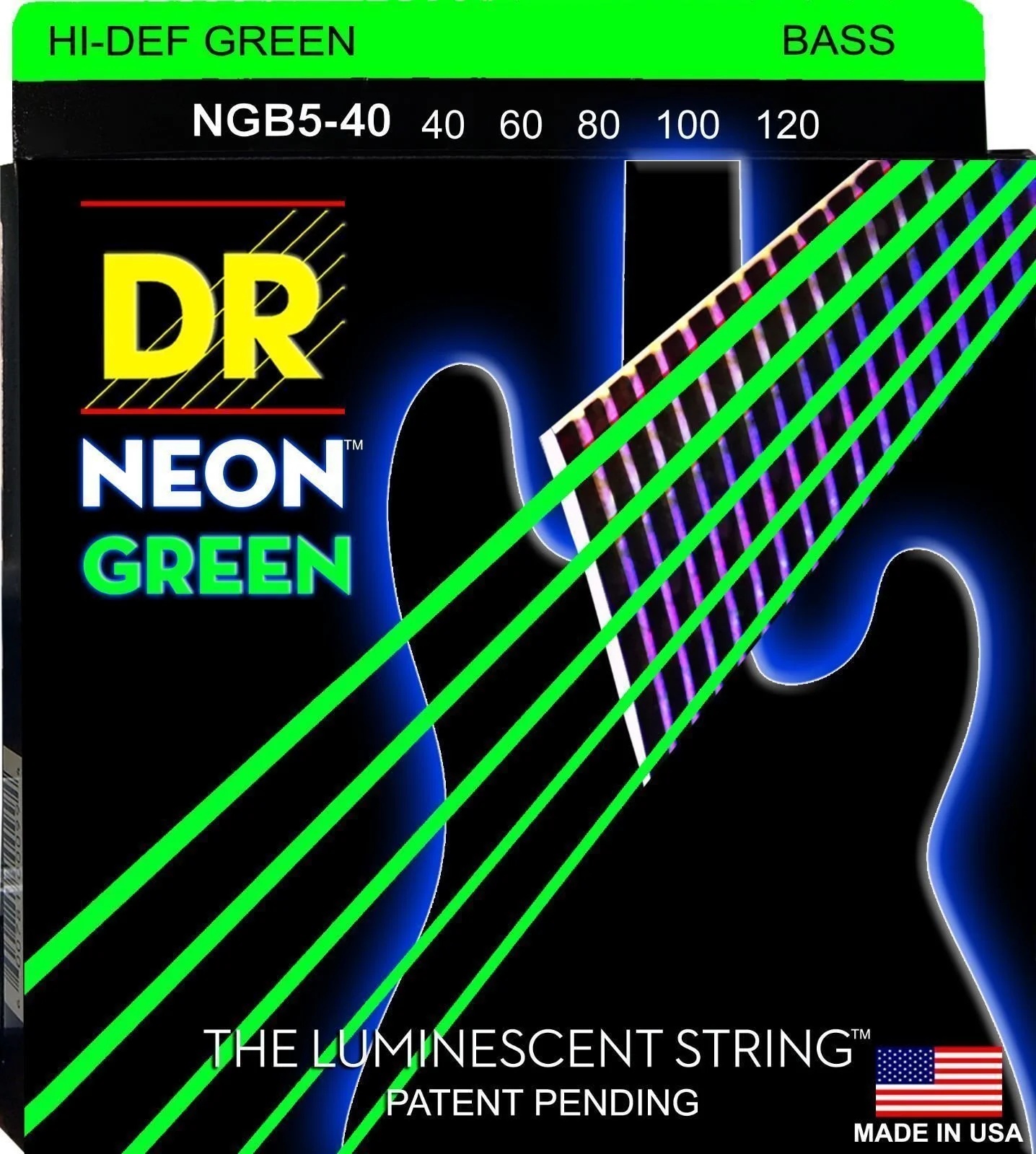 DR Strings NGB5-40 Струни за 5-струнна бас китара