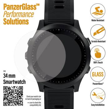 Panzer Стъклен протектор за часовник PanzerGlass за Samsung watch Active 3 45mm / Smart watch 34 mm, 118898