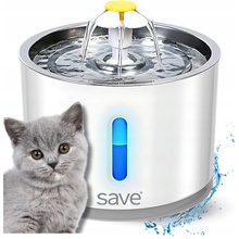 Save Napáječka s fontánou kovová 2400 ml