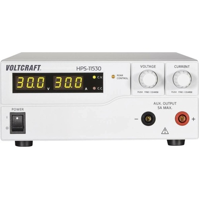VOLTCRAFT HPS-11530 laboratorní zdroj s nastavitelným napětím, 1 - 15 , 0 - 30 A, 450 W, Remote, výstup 1 x, HPS-11530