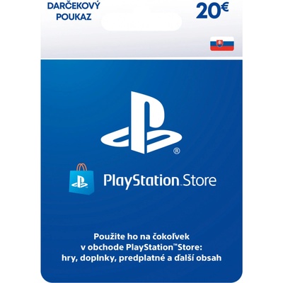 PlayStation dárková karta 20 € SK