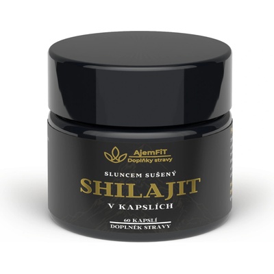 AjemFIT Shilajit Sluncem Sušený 60 kapslí