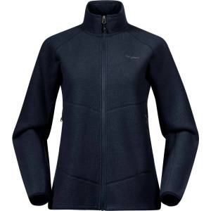 Bergans Дамско вълнено яке Bergans Women's Rabot Merino Fleece Midlayer Jacket Merino jacket - Navy Blue (105-7221-0313)