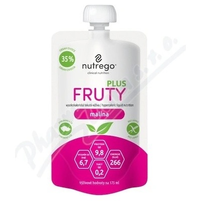 NUTREGO FRUTY PLUS MALINA POR SOL 4X175ML