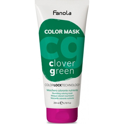 Fanola Color Mask farebné masky Clover Green zelená 200 ml