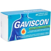 GAVISCON POR 250MG/133,5MG/80MG TBL MND 48