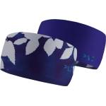 P. A. C P. A. C. Лента за глава P. A. C. Recycled Seamless Headband - Royal Blue Leaf - размер One Size (204-8354-1211)