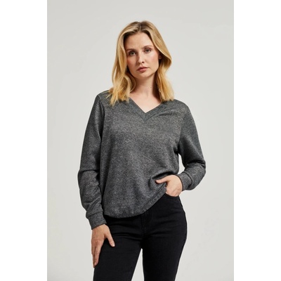 Moodo Marisse Women's Sweatshirt Z-Bl-4505 Grey Mel