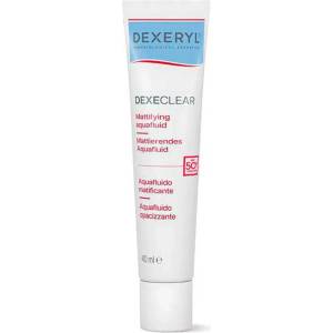 DEXERYL Dexeclear Aquafluido Mattifying SPF50 40ml Facial Sunscreen - White