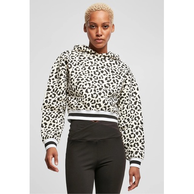 Urban Classics Дамски къс суичър с качулка в бял цвят Urban Classics whitesandleoUB-TB5473-04254 - Бял, размер 4XL