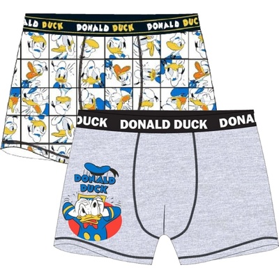 Disney chlapčenské boxerky Donald Duck 52338653 biela šedý melír