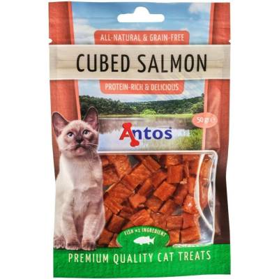 Antos Cat treats lososové štvorčeky 50 g