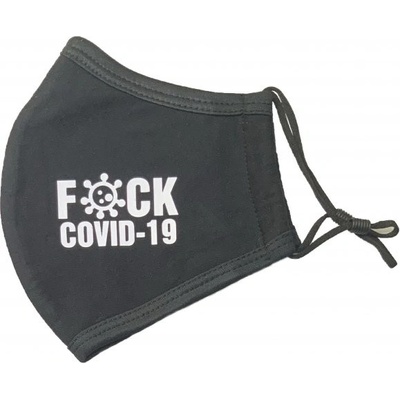 Maxpack rouška černá F*CK Covid 1 ks
